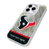 Houston Texans Personalized EndZone Plus Glitter Phone Case for Apple iPhone