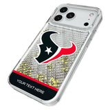 Houston Texans Personalized EndZone Plus Glitter Phone Case for Apple iPhone