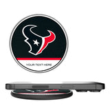 Houston Texans Personalized Endzone Solid 15-Watt Wireless Charger