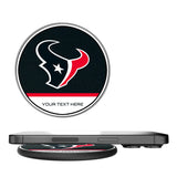 Houston Texans Personalized Endzone Solid 15-Watt Wireless Charger