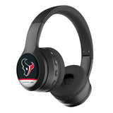 Houston Texans Personalized Endzone Solid Wireless Over-Ear BT Headphones With Case