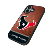 Houston Texans Personalized Football Bump Phone Case for Apple iPhone