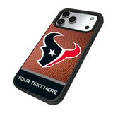 Houston Texans Personalized Football Bump Phone Case for Apple iPhone
