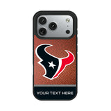 Houston Texans Personalized Football Bump Phone Case for Apple iPhone