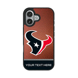 Houston Texans Personalized Football Bump Phone Case for Apple iPhone 17 Series