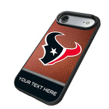 Houston Texans Personalized Football Bump Phone Case for Apple iPhone