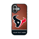 Houston Texans Personalized Football Bump Phone Case for Apple iPhone