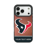 Houston Texans Personalized Football Bump Phone Case for Apple iPhone