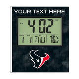 Houston Texans Personalized Hatch Wall Clock