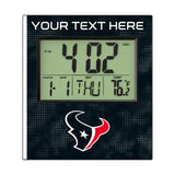 Houston Texans Personalized Hatch Wall Clock