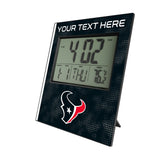 Houston Texans Personalized Hatch Wall Clock