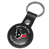 Houston Texans Personalized Insignia Black Airtag Holder