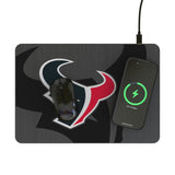Houston Texans Personalized Tilt 15-Watt Wireless Charger and Mouse Pad