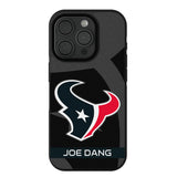Houston Texans Personalized Tilt Bump Phone Case for Apple iPhone