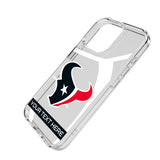 Houston Texans Personalized Tilt Clear Phone Case for Apple iPhone