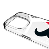 Houston Texans Personalized Tilt Clear Phone Case for Apple iPhone