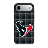 Houston Texans Plaid MagSafe Compatible Phone Case for Apple iPhone