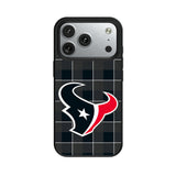 Houston Texans Plaid MagSafe Compatible Phone Case for Apple iPhone