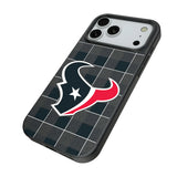 Houston Texans Plaid MagSafe Compatible Phone Case for Apple iPhone