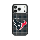 Houston Texans Plaid MagSafe Compatible Phone Case for Apple iPhone