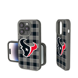 Houston Texans Plaid Soft Touch Phone Case for Apple iPhone