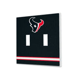 Houston Texans Stripe Hidden-Screw Light Switch Plate