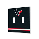 Houston Texans Stripe Hidden-Screw Light Switch Plate