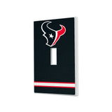 Houston Texans Stripe Hidden-Screw Light Switch Plate