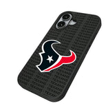 Houston Texans Text Backdrop Bump Phone Case for Apple iPhone