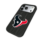 Houston Texans Text Backdrop Bump Phone Case for Apple iPhone