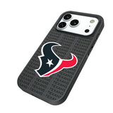 Houston Texans Text Backdrop Bump Phone Case for Apple iPhone