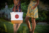 USC Trojans Alternate - Coronado Canvas and Willow Basket Tote