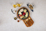 Los Angeles Chargers - Insignia Acacia and Slate Serving Board with Cheese Tools