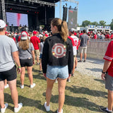 Ohio State Circle Logo Black Shacket