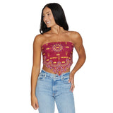 Arizona State ASU Bandana Top