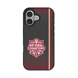 Indiana University Hoosiers 2025 College Football Playoff National Champion Bump Phone Case for Apple iPhone