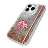 Indiana University Hoosiers 2025 College Football Playoff National Champion Glitter Phone Case for Apple iPhone