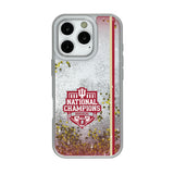 Indiana University Hoosiers 2025 College Football Playoff National Champion Glitter Phone Case for Apple iPhone