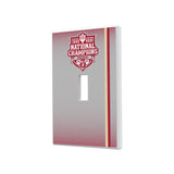 Indiana University Hoosiers 2025 College Football Playoff National Champion Hidden-Screw Light Switch Plate