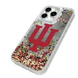 Indiana University Hoosiers Confetti Glitter Phone Case for Apple iPhone
