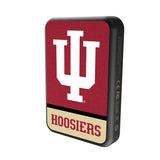 Indiana University Hoosiers Endzone Solid Wireless Mag Power Bank