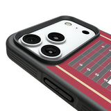 Indiana University Hoosiers Field Bump Phone Case for Apple iPhone