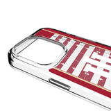 Indiana University Hoosiers Field Clear Phone Case for Apple iPhone