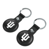 Indiana University Hoosiers Insignia Black Airtag Holder 2-Pack