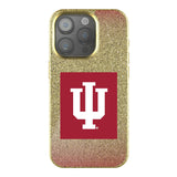 Indiana University Hoosiers Linen Bling Phone Case for Apple iPhone