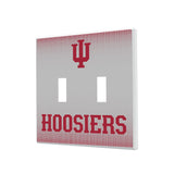 Indiana University Hoosiers Linen Hidden-Screw Light Switch Plate
