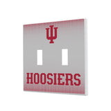 Indiana University Hoosiers Linen Hidden-Screw Light Switch Plate