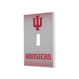 Indiana University Hoosiers Linen Hidden-Screw Light Switch Plate