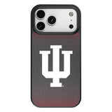 Indiana University Hoosiers Linen MagSafe Compatible Phone Case for Apple iPhone