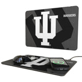 Indiana University Hoosiers Monocolor Tilt 15-Watt Wireless Charger and Mouse Pad